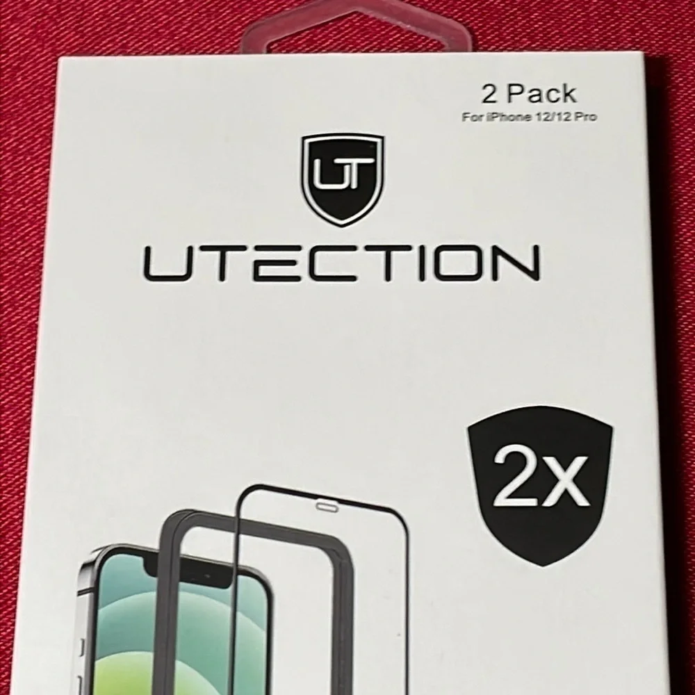 UTECTION iPhone 12/12Pro (6.1”) Tempered Glass Screen Protectors 2-Pack
